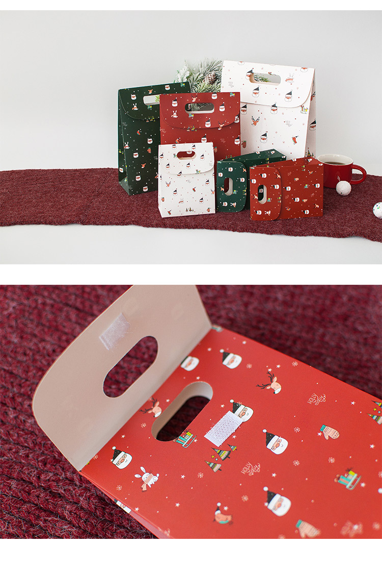 Senyu Ye Christmas Gift Box, Candy Box, gift Candy bag, hand-held flip-top souvenir box bag pic 7