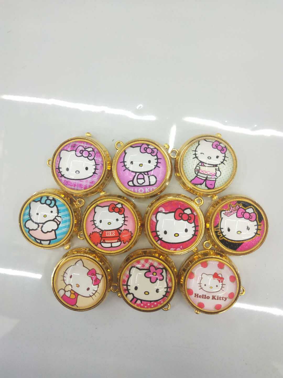 Wholesale of golden rotating anime cartoon wall watch gyroscope rotating pocket watch pic 8