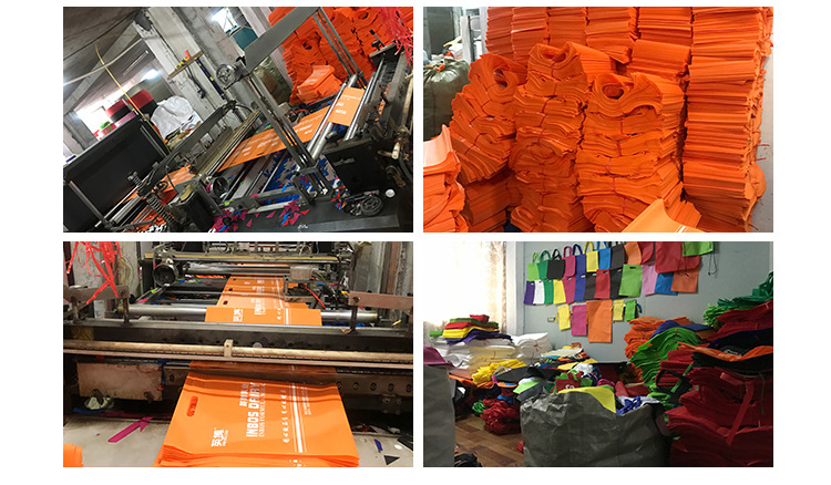 In-stock buckled non-woven fabric bags, blank folding heat-pressed handbags, high-end non-woven fabric shopping bags with printed logos pic 27