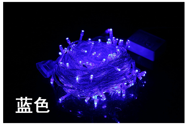 Outdoor LED string lighting project, starry sky Christmas festival decorative lights, wedding room decoration bare light string lights pic 15