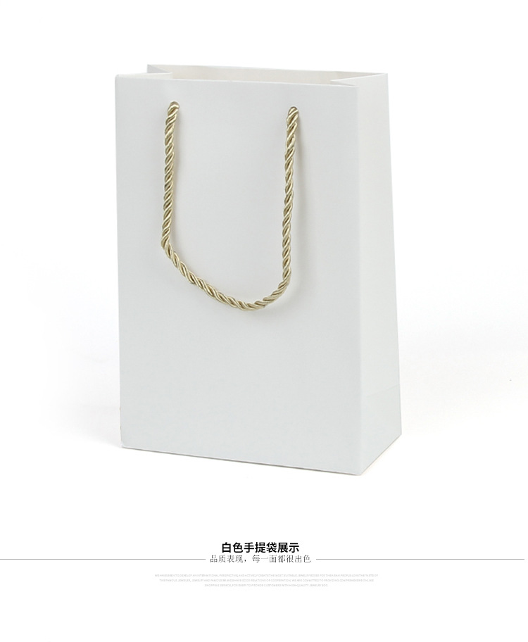 简约珠宝手提袋首饰袋特种纸饰品手提袋子厂家礼品包装袋定制LOGO详情13