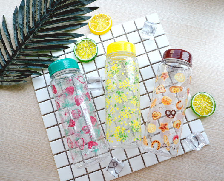 Bangduo - Creative tritan Portable Water Cup, Student portable cup, tea strainer, Plastic Cup, Summer water cup pic 18