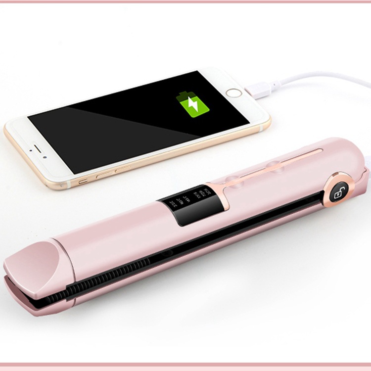 Transfronterizo de comercio electrónico explosivo estilo inalámbrico USB recargable rizador de dos usos clip de pelo eléctrico rizador de pelo rizador de pelo rizador de pelo rizador de pelo eu pic 10