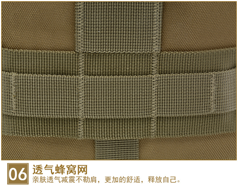 Yitu Tactical Camouflage Bag Outdoor Camping Backpack Double-Shoulder Military Enthusiast Bag New Upgraded Version 3P Backpack wholesale pic 20