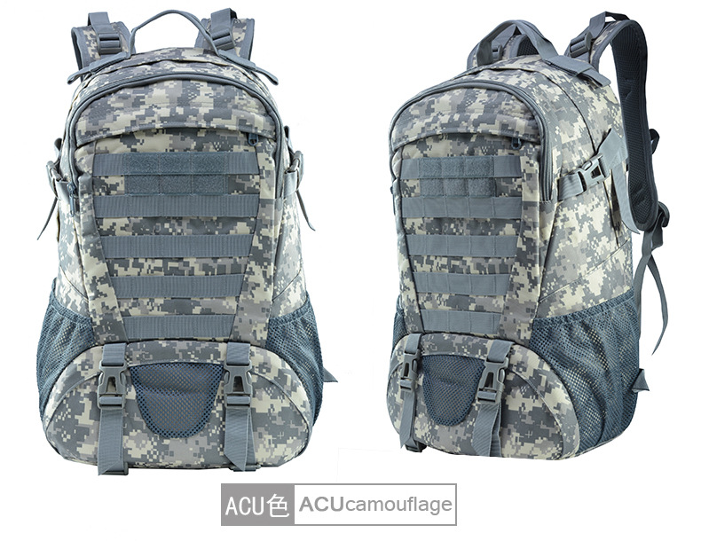 Тройная атака на двуплечковый камуфляж, бег по горам, альпинистский рюкзак на открытом воздухе pic 24