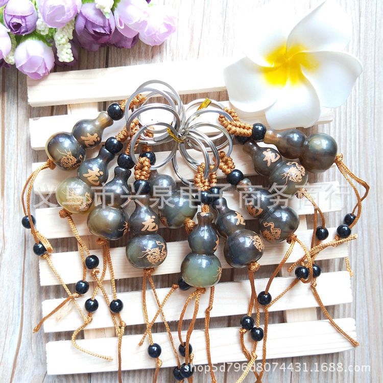 【 Zone 1-2 】 Chinese Zodiac horned Gourd 120/ pack 6000/ Piece 12 Chinese zodiac Gourd Pendants Keychains, best-selling products at street stalls, one-yuan general merchandise pic 4