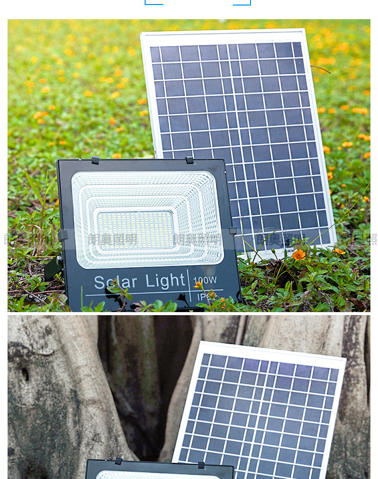 Outdoor lighting fixtures, solar lamps, household garden lamps, LED outdoor floodlights, cross-border new rural project lamps pic 8