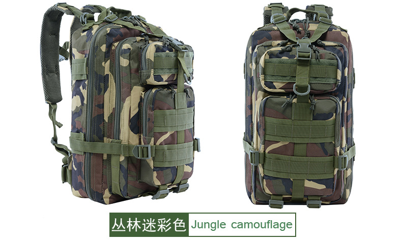 Yitu Tactical Camouflage Bag Outdoor Camping Backpack Double-Shoulder Military Enthusiast Bag New Upgraded Version 3P Backpack wholesale pic 27