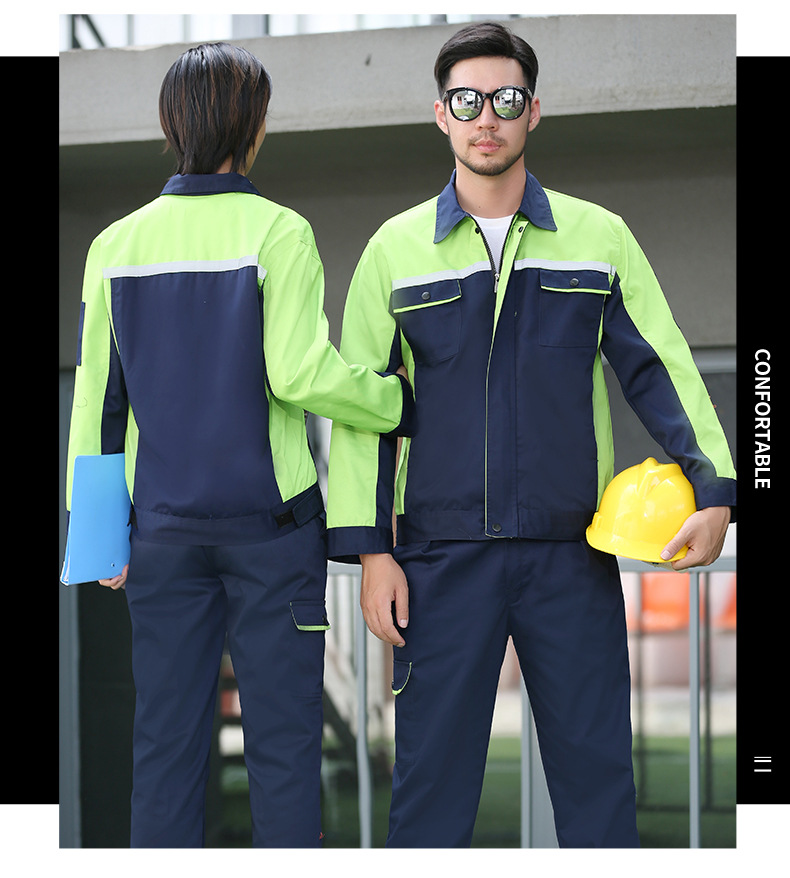 工作服套装男耐磨春秋季长袖劳保服汽修工作服机修维修厂服工装详情24