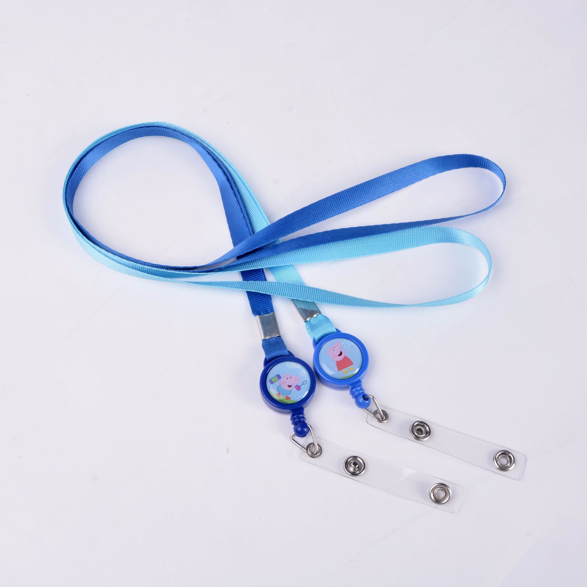 Cute telescopic Korean rope, student card hanging rope, easy-pull buckle, small and clear, bus card protective cover, long rope pic 8