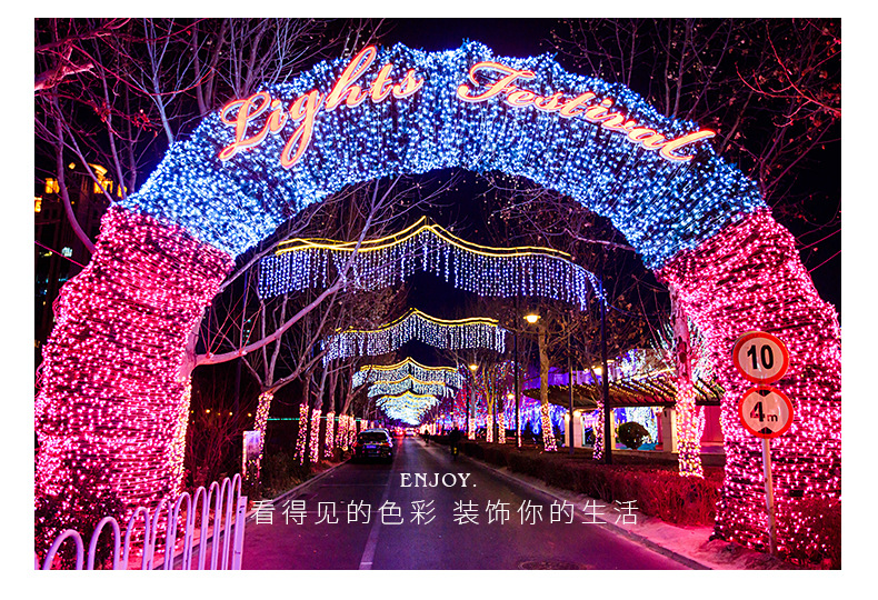 厂家批发led灯串户外满天星彩灯圣诞灯婚庆串灯节日装饰灯闪灯详情23