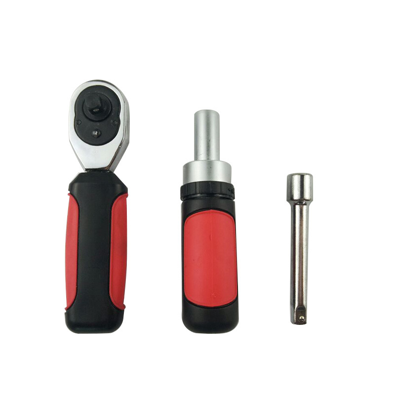 40pc Short handle tool set stubby set ratchet wrench adjustable wrench maintenance tool pic 25