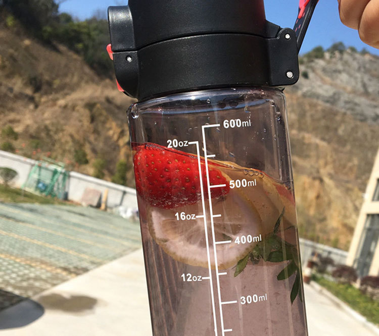 Promotional gifts: logo printed, color Korean version bouncy sports cup, portable student and children's portable cup, bouncy lid water cup pic 14