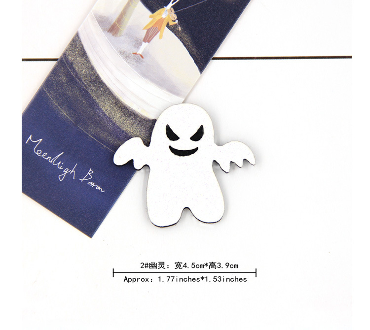 New Korean-style Halloween Wizard hat Pumpkin Ghost Skull Bat BOO hair clip accessory pic 21