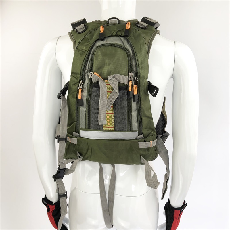 Fishing vest + life jacket + backpack, multi-functional life jacket, fly fishing backpack with multiple pockets pic 36