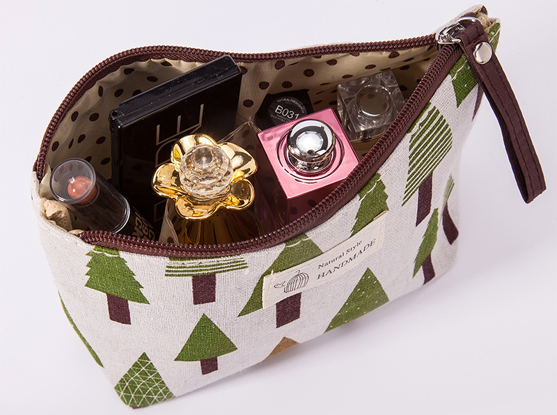 多功能帆布卡包钥匙包手机包洗漱包 布艺拉链零钱包化妆品收纳包详情5