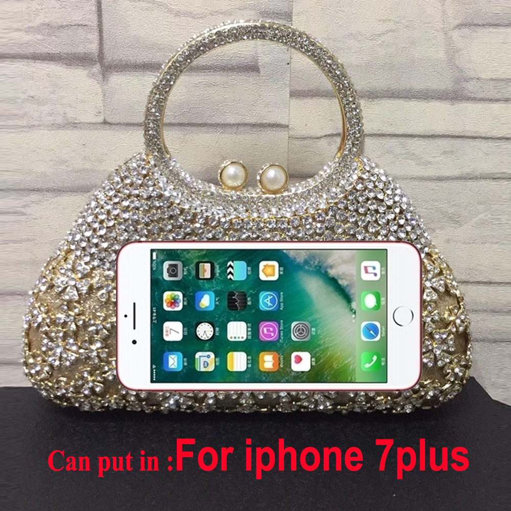 BL086 AliExpress Water Diamond Bag, Perforated Metal diamond-encrusted Dinner Bag, Full Diamond handbag for Foreign Trade Ladies, Banquet Bag pic 78