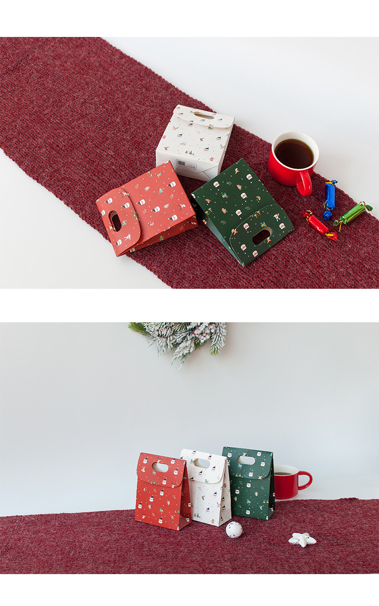 Senyu Ye Christmas Gift Box, Candy Box, gift Candy bag, hand-held flip-top souvenir box bag pic 13