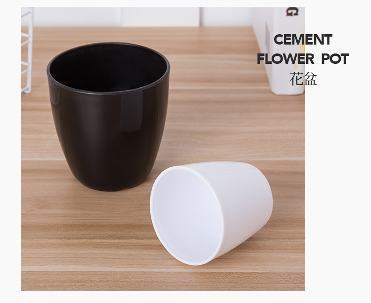 Balcony household succulent plant cultivation POTS, office desk decoration green plant flowerpots, plant plastic flowerpots pic 2