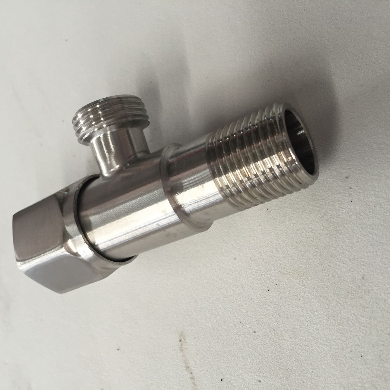 304不锈钢冷热水家用加长三角阀4分马桶止水阀热水器角阀一进二出详情13