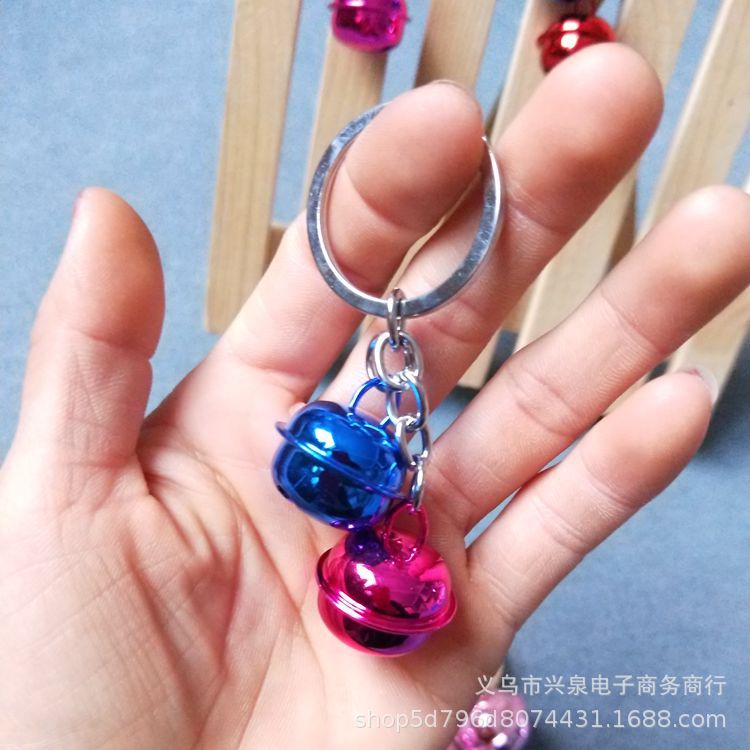 【 Zone 1-5 】【 Small Bell Pendants 】100 yuan per package 2000 yuan per box. Bell jewelry pendants, key chain pendants, colorful bells, key chains, key rings, 1 yuan supply pic 3