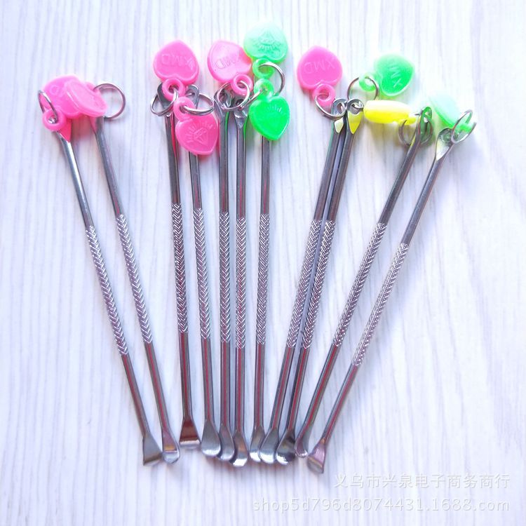 【 Zone 1-4 】【 Heart-shaped Pendant Ear Scoop 】100 yuan per bottle 12,800 yuan per box Ear scoop Metal Ear scoop Key Pendant ear scoop Ear scoop Box Ear picking Small commodity supply 1 yuan product pic 2