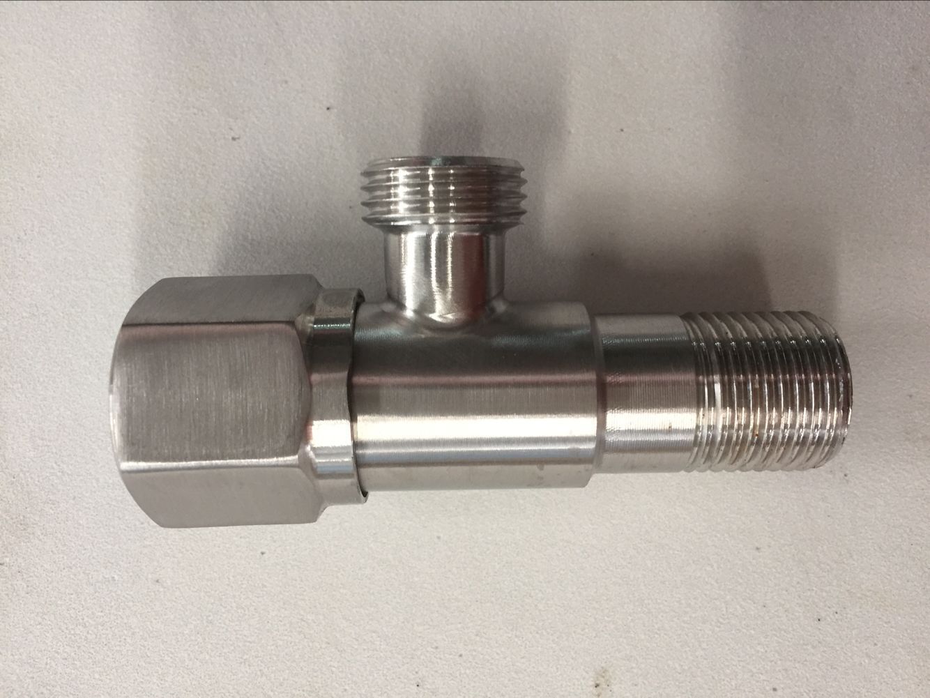 304不锈钢冷热水家用加长三角阀4分马桶止水阀热水器角阀一进二出详情10