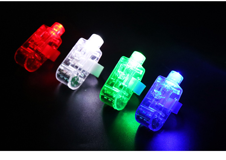 Ordinary finger lights, led seven-color lights, wechat business ground promotion small gifts, hot-selling ground promotion toys, wholesale supply pic 5