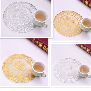 30*45cm餐垫跨境批发特斯林桌垫防水pvc餐桌垫隔热垫对角框西餐垫详情3