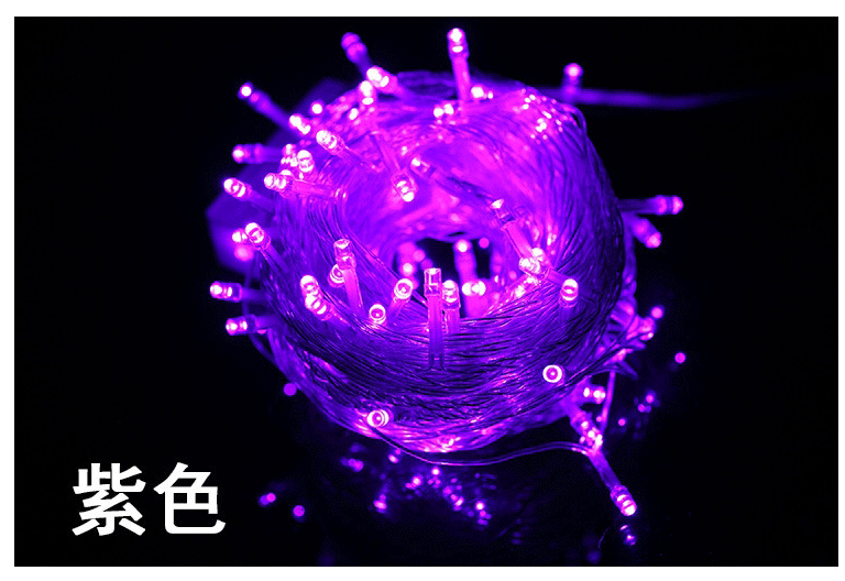 Outdoor LED string lighting project, starry sky Christmas festival decorative lights, wedding room decoration bare light string lights pic 18