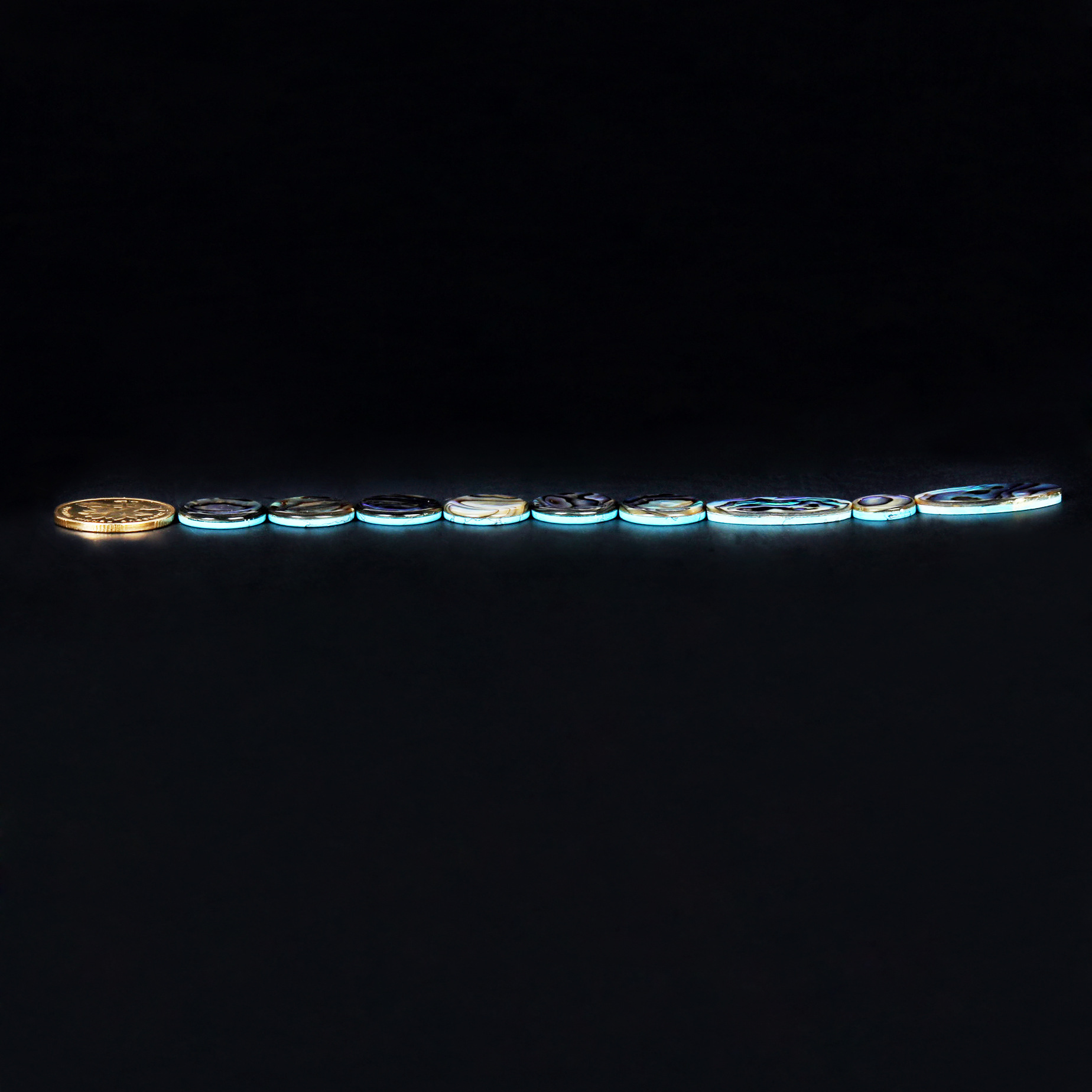 Wholesale saxophone abalone shell key buttons 9 pieces, saxophone color shell key buttons, wind instrument accessories, keys pic 6