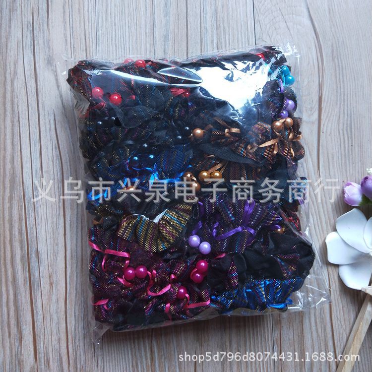 【1-7 Zones 】 Wide lace hair bands 20 yuan per pack, wholesale lace hair bands, hair ties, hair accessories, small commodities in Yiwu pic 1