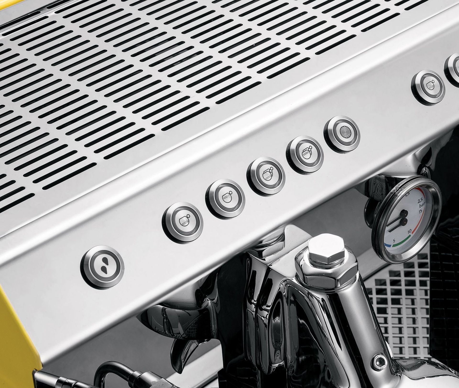 Comercial doble cabeza semiautomática E61 control electrónico máquina de café leche espuma pic 32