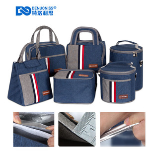 Trilis Fashion Ice packs, student lunch box bags, lunch bags, Oxford Cloth water-resistant bento bags, insulated bags wholesale pic 2