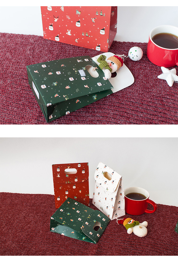 Senyu Ye Christmas Gift Box, Candy Box, gift Candy bag, hand-held flip-top souvenir box bag pic 9