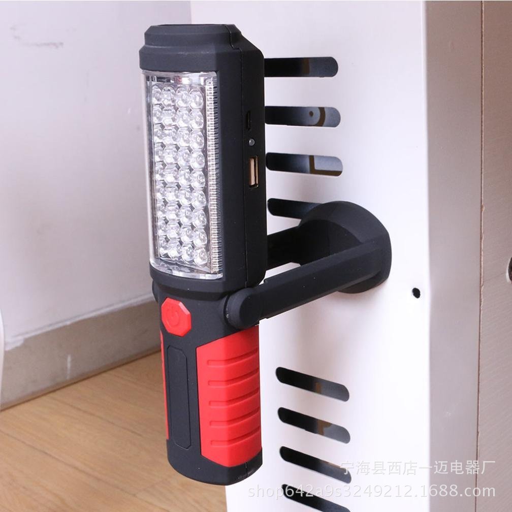 36+5LED emergency work light, USB charging work light with magnetic bracket, car maintenance light, inspection light, flashlight pic 12