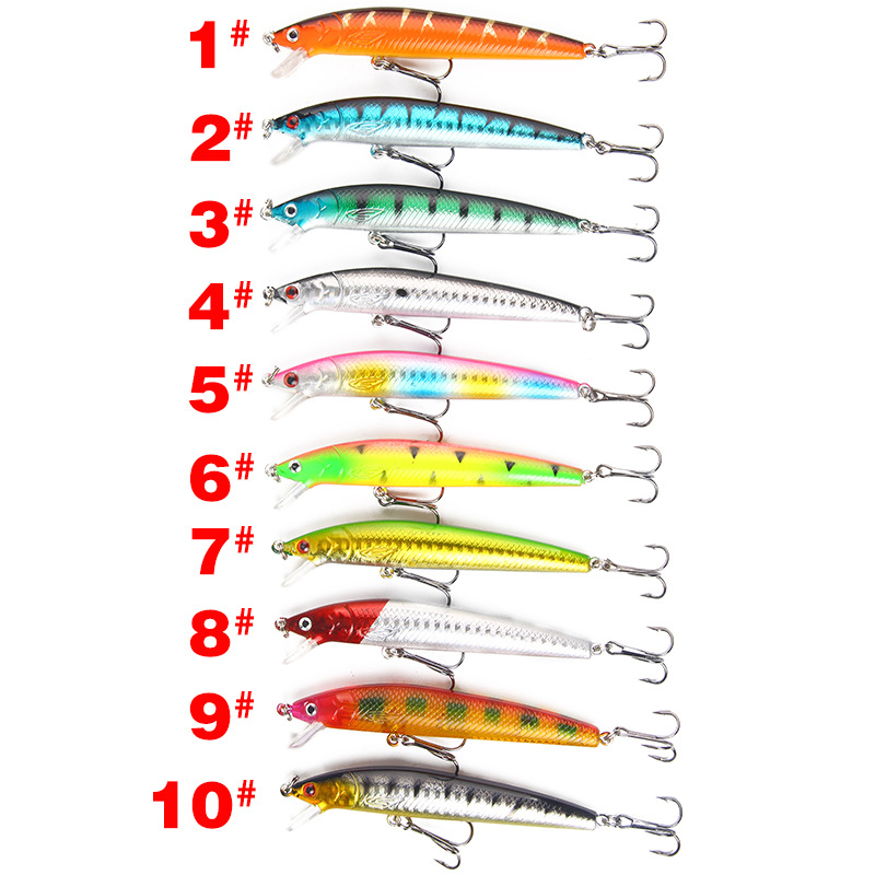 Luya bait Cross border Minnow bait 10cm/9g floating ring bead simulation bait Hard bait Bait bait bait bait bait bait fishing gear products pic 6