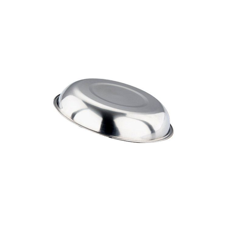 304不锈钢圆盘批发加厚圆形菜餐盘商用酒店食堂盘子厨房不锈钢盘详情12