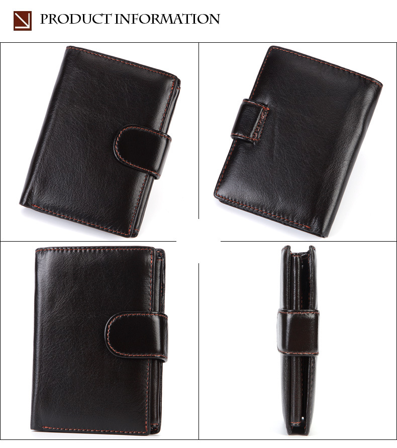 跨境男士短款真皮钱包复古零钱夹头层牛皮竖款卡包大容量详情16