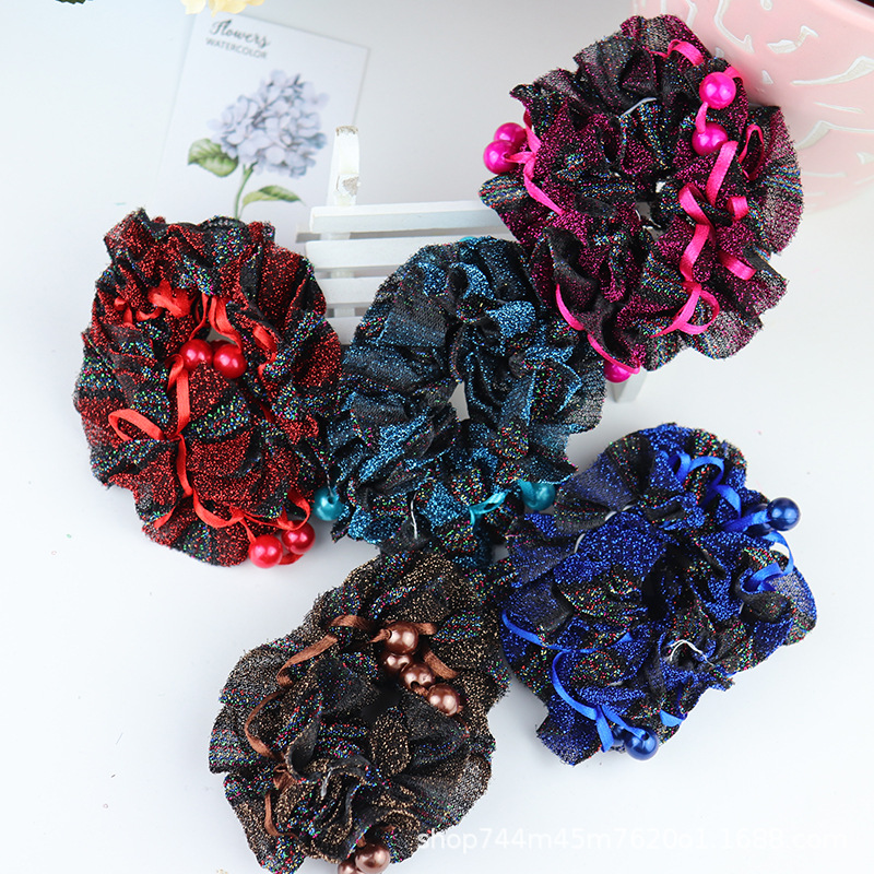 Wholesale of hairstyles, hair ties, lace hair ties and accessories for 1 yuan. Small commodity supply wholesale pic 7