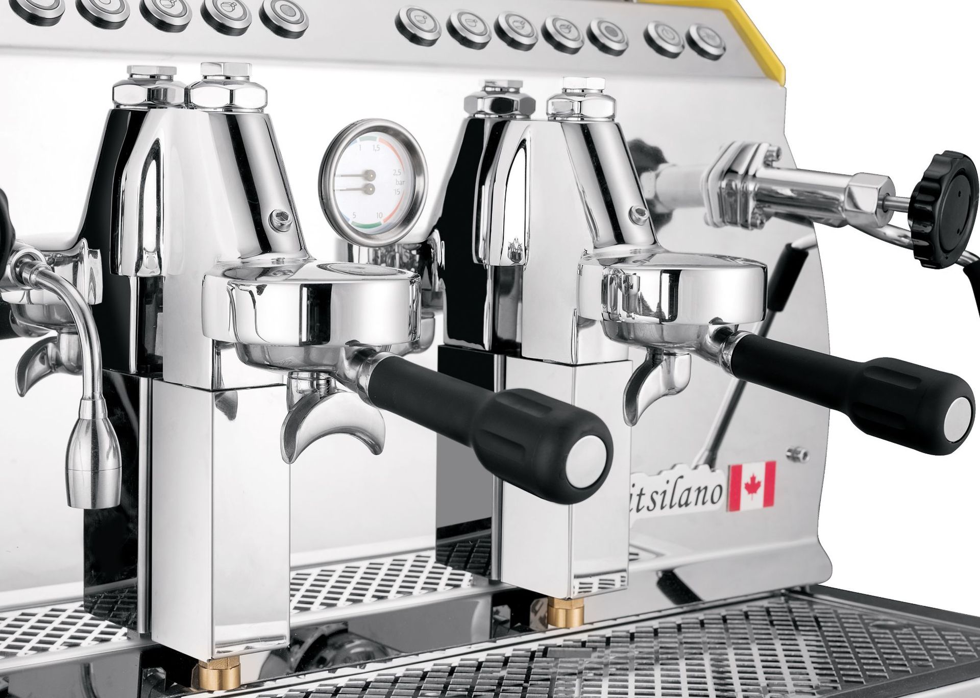 Comercial doble cabeza semiautomática E61 control electrónico máquina de café leche espuma pic 28