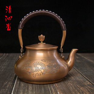 铜质茶壶家用紫砂壶泡茶壶茶具套装礼品送礼详情1