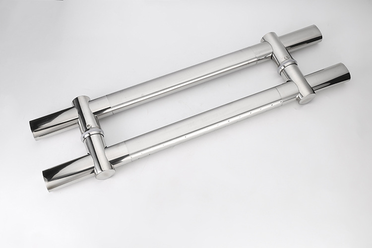 Thickened stainless steel tempered glass door handle, glass door handle handrail, large door handle hole distance adjustable handle pic 14