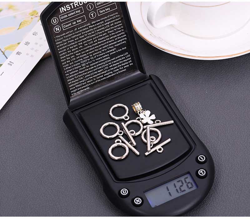 Factory direct sales of 0.01g electronic scales, household kitchen scales, small scales, jewelry scales, wholesale pocket A07 pic 11