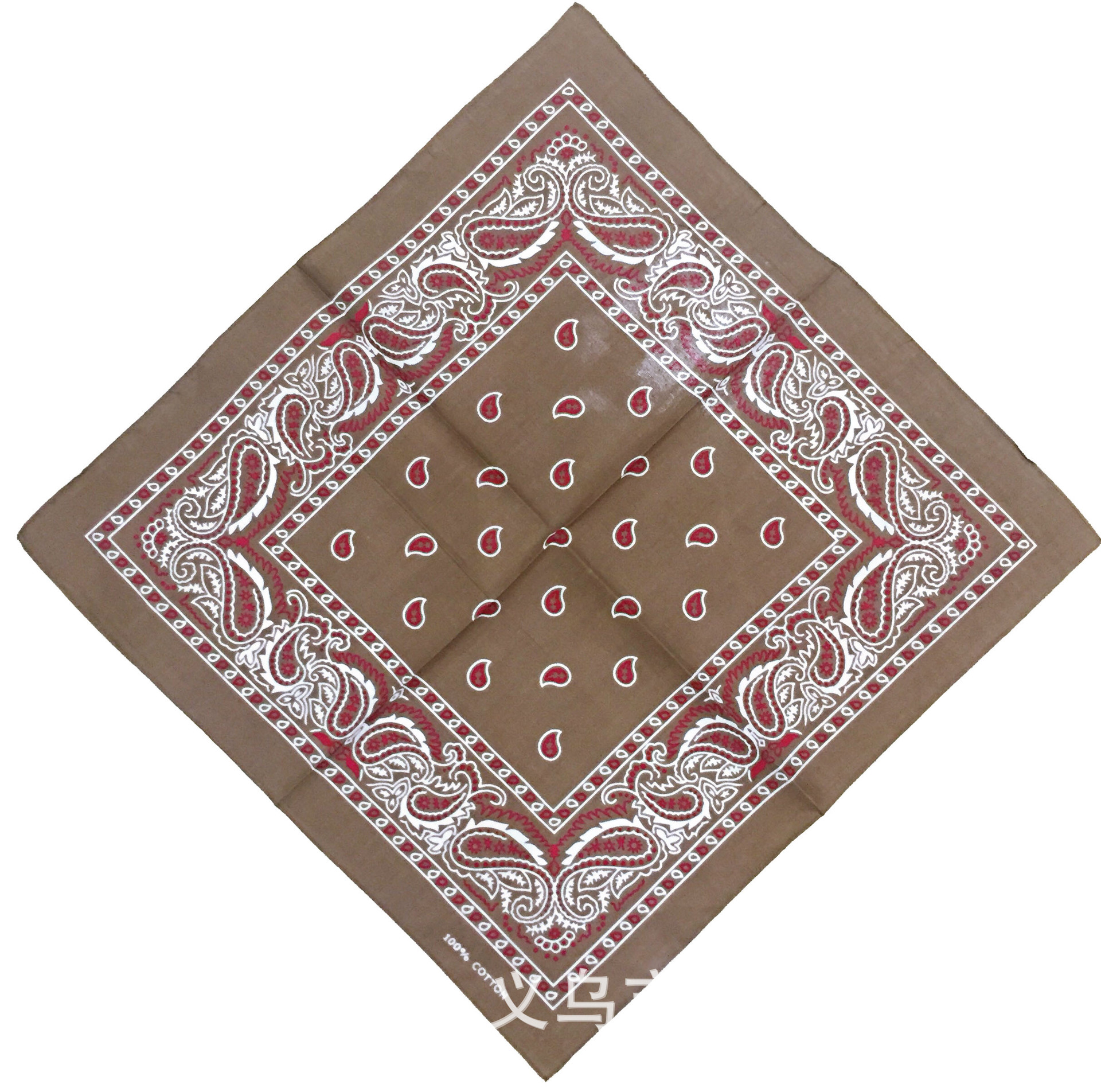 New cashew flower headscarf, black base sunflower seed flower, Harajuku color-blocking amoeba hip-hop multi-purpose square scarf factory direct sales pic 5