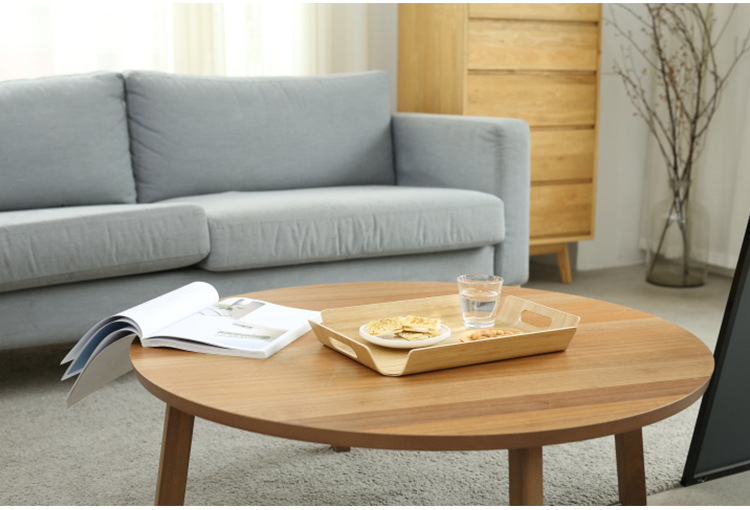 Wooden tray with two handles Dessert Tray Breakfast Tray甜品托盘 pic 13