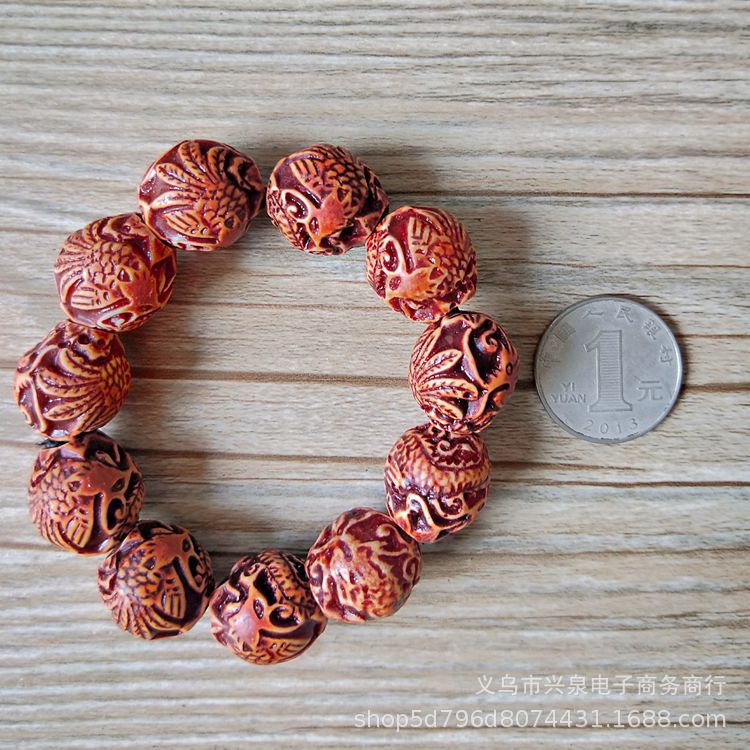 【1-1 Zone 】 10 Dragon and Phoenix bracelets per bundle 1500 per piece. Factory direct supply. Large dragon and phoenix bead bracelets are selling well. One-yuan and two-yuan best-selling Buddhist bead bracelets pic 5
