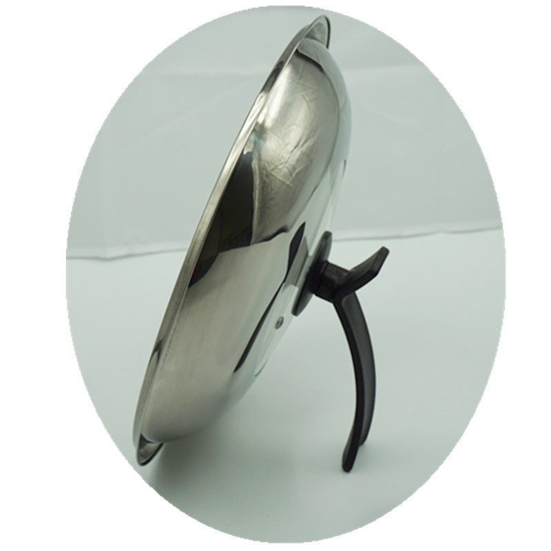 Wholesale of 30-36CM stainless steel flat pot LIDS, wok LIDS, all-steel LIDS, multi-purpose LIDS and semi-transparent LIDS from the factory pic 14