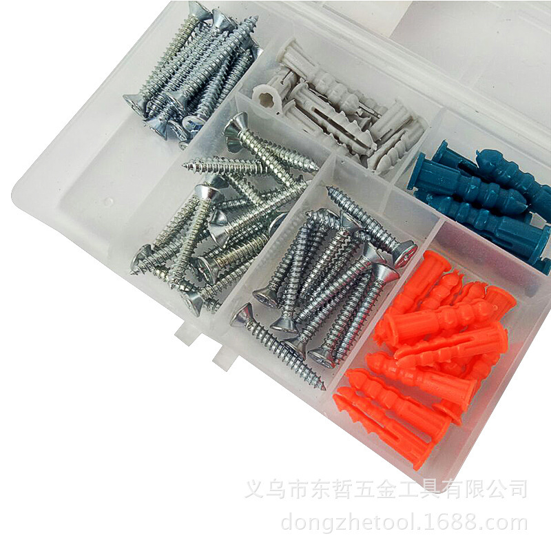 Expansion tube WallAnchors, wall anchors, expansion screws, multi-specification small hardware accessories set pic 29