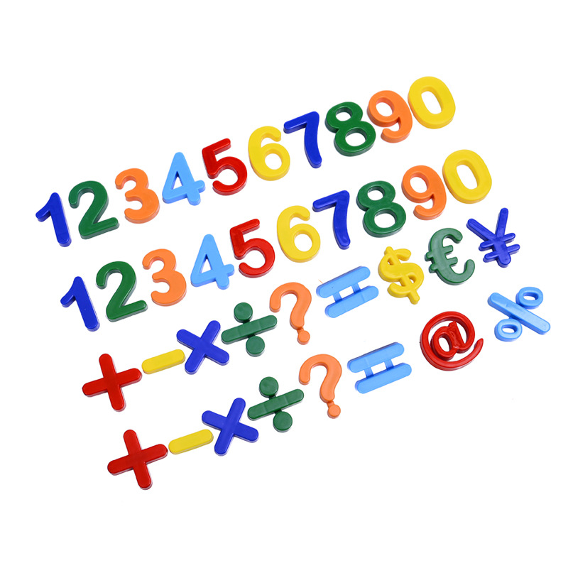 厂家供应早教数字符号拼图磁性数字符号37PCS吸卡装立体拼图玩具详情14